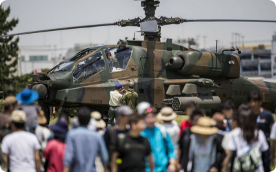 写真:珍しいヘリコプター
